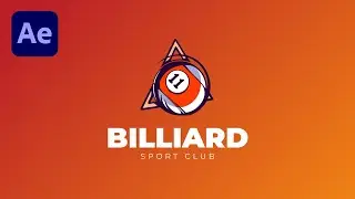 Billiard Logo Animation | After Effects Tutorial Preview | GrafixM