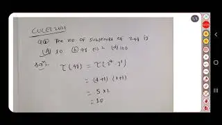cucet 2021 (group theory) pg math entrance