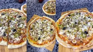 تشهيت 🍕 بيتزا وصدقت من الحادݣات ✅ سهل منها مكاينش 💯بابسط الطرق 🎀