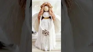 How to Make a Macrame Angel with Wings - Full tutorial on my channel ❤️