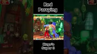 Red Parrying Hugo's Super 3 In Street Fighter Third Strike #fgc #retro