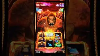 KING KONG WENT WILD 🦍🔥 | Skull Island Bonus #casino #slot #shorts