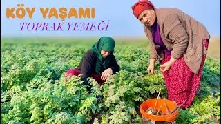 KÖYLÜLER BU YEMEĞE BAYILIYOR 😍 ODUN ATEŞİNDE TOPRAK YEMEĞİ | VİLLAGE LİFE VLOG