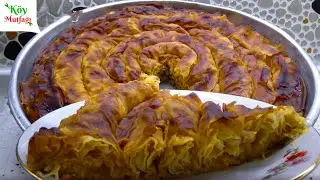 El Açması Balkabaklı Şekerli Börek - Göçmen Böreği | Emine'nin Köy Mutfağı