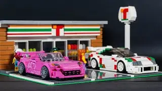 Building a lego 7-eleven for my Speed Champions