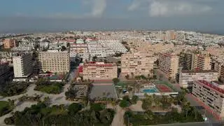 La Mata and Torrevieja aerial view.