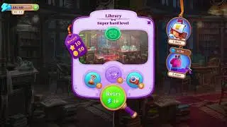 Manor Matters Library Find 16 differences HD Super Hard Level | Fail to Pass | android | ios | pc