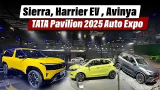 Tata Pavilion at Auto Expo 2025 🔥 Sierra , Avinya , Harrier EV , Bandipur Edition , New Punch
