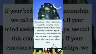 @sadhguru quotes on Sex. #shorts