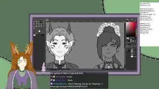 [Vtuber VOD] Drawing Trans Vtuber Cuties and NB Vtuber Patooties