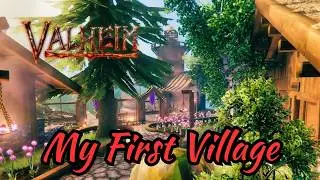 I created a Village in Valheim | Tour | No Commentary