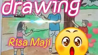 Save tree drawing easy and beautiful😊🖌️