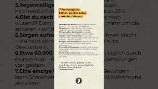 7 psychologische Fakten zur Ver&auml;nderung! #tipps #tricks  #liebe #erfolg #mindset #motivation