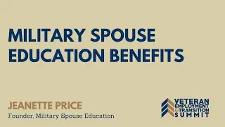 Military Spouse Education Benefits