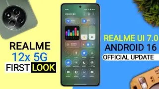 Realme 12X Realme Ui 7.0 Update | 20+ New Features | 12x 5G New Update Android 16
