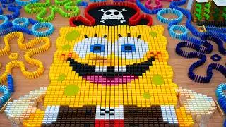 8,000 Dominoes ft. SpongeBob!