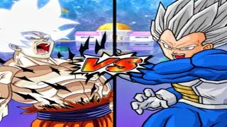 Goku UI Vs Vegeta UI | God Level Battle | DBZ Bt3 Mod |
