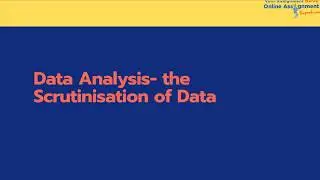 Help with Data Analysis Assignment Help at the Online Assignment Expert