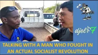 Talking with a soldier who fought in the Grenadian revolution