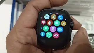 Greyfox GF- V Aura smart Watch  Big display| Ultra 3+airpods+7straps +wireless charger |