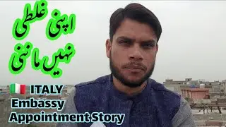Galti Ni Manani | direct Appointment thi Embassy ki | dqvlogs#6 | Italy Embassy 2023 |