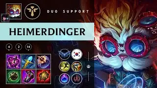 Heimerdinger Support vs Thresh - KR Diamond Patch 25.23