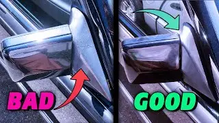 Mercedes-Benz W124 How to Remove Side Mirrors & Replace Rubber Mirror Seals