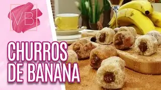 Mini churro saudável de banana - Você Bonita (28/05/20)
