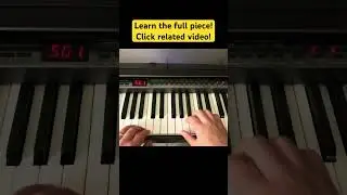 EASY Classical piano tutorial for beginners! #piano #pianotutorial #easypiano