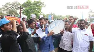 justice for Fathima Latheef | சென்னை வள்ளுவர் கோட்டத்தில் மாணவர்கள் பெருந்திரள் போராட்டம்