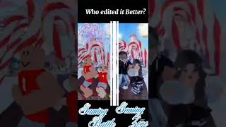 Who edited it Better 🔥🔥 GB vs GZ. #gamingbattle #roblox #dti #ttd3