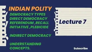 Direct & Indirect Democracy Explained | Referendum, Recall, Initiative, Plebiscite