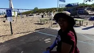 Going Metal Detecting at New Buffalo Beach Lake Michigan 6/24/2020