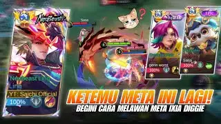 KETEMU META INI LAGI CUY ! BEGINI CARA MELAWAN META IXIA DIGGIE MENGGUNAKAN LING - Mobile Legends
