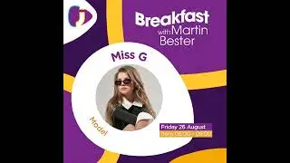 IATS Alumni and 33 and Me Artist Miss G on Jacaranda FM