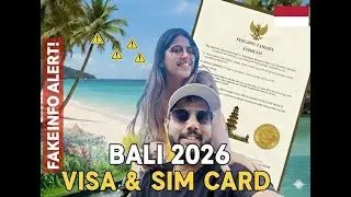 WATCH BEFORE YOU GO! Bali Visa 2026 Update🚨 Indians | Bali Levy Required ? | Indian Sim Card in Bali