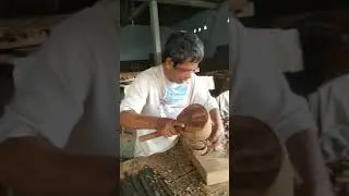 Proses Pembuatan Relief Ukir Kayu Jati Perhutani