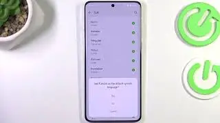 Как изменить язык системы на OnePlus Ace 5