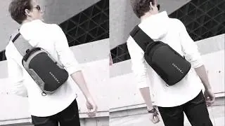 Multifunction Crossbody Bags Men USB Charging Chest Pack Short Trip Messengers