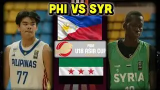 Gilas Pilipinas U18 Mens vs Syria | 2026 FIBA U18 Asia Cup