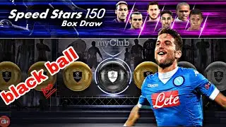speed starts 150 box draw🔥finally a black ball | pes 2018 mobile