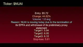 Stock Alerts | Oct 24, 2025 | NUAI, NEGG
