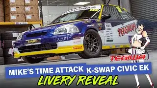 Mike's Time Attack K-Swap Civic EK Livery Reveal!
