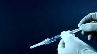 Reconstitution of the lyophilized Dual Chamber Prefillable Syringe (Lyo-DCPS)