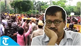 Delhi: ABVP workers stage protest outside CM Kejriwal&rsquo;s residence over law and order situation