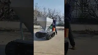customized for customers crawler type dumper and fertilizer spreader #spreader