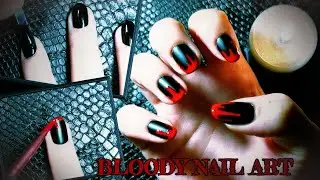 Blood Drip Nail Art - Halloween Manicure Tutorial