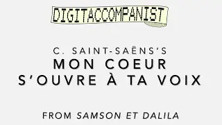 Mon coeur s'ouvre &agrave; ta voix &ndash; Digital Accompaniment