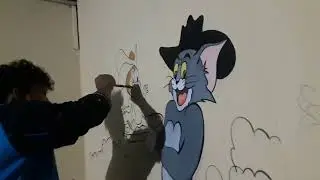 Wall painting_ Restuarant at @Ribhoi (Umran)