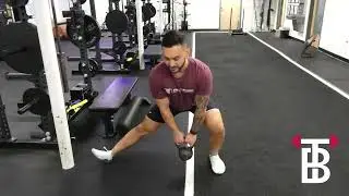 Weighted Cossack Lunge Stretch
